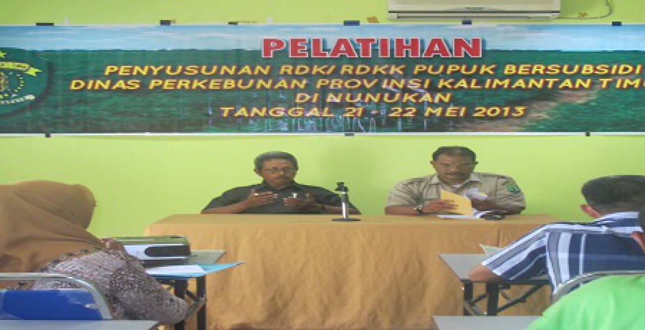 Petani Dilatih Susun RDK dan RDKK 