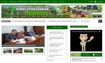 Lagi, Website Disbun Kaltim Raih Penghargaan Nasional