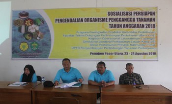 Sosialisasi Persiapan Pengendalian Organisme Pengganggu Tanaman